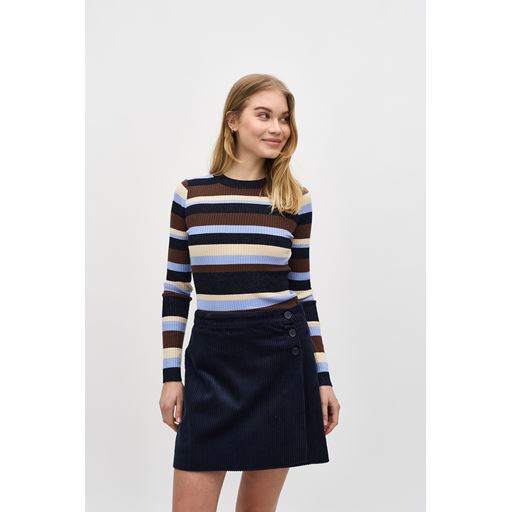 mbyM Minnie Striktrøje, Serenity Lurex Stripe, M