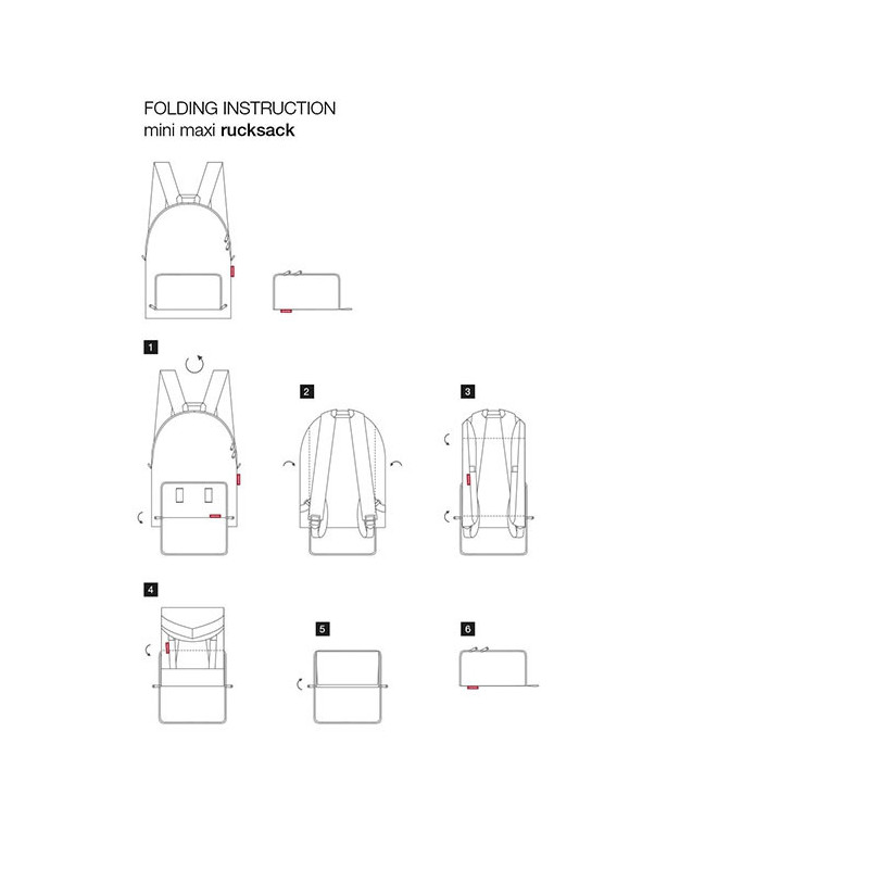 Sac à dos pliant Mini maxi rucksack 45 cm Dots