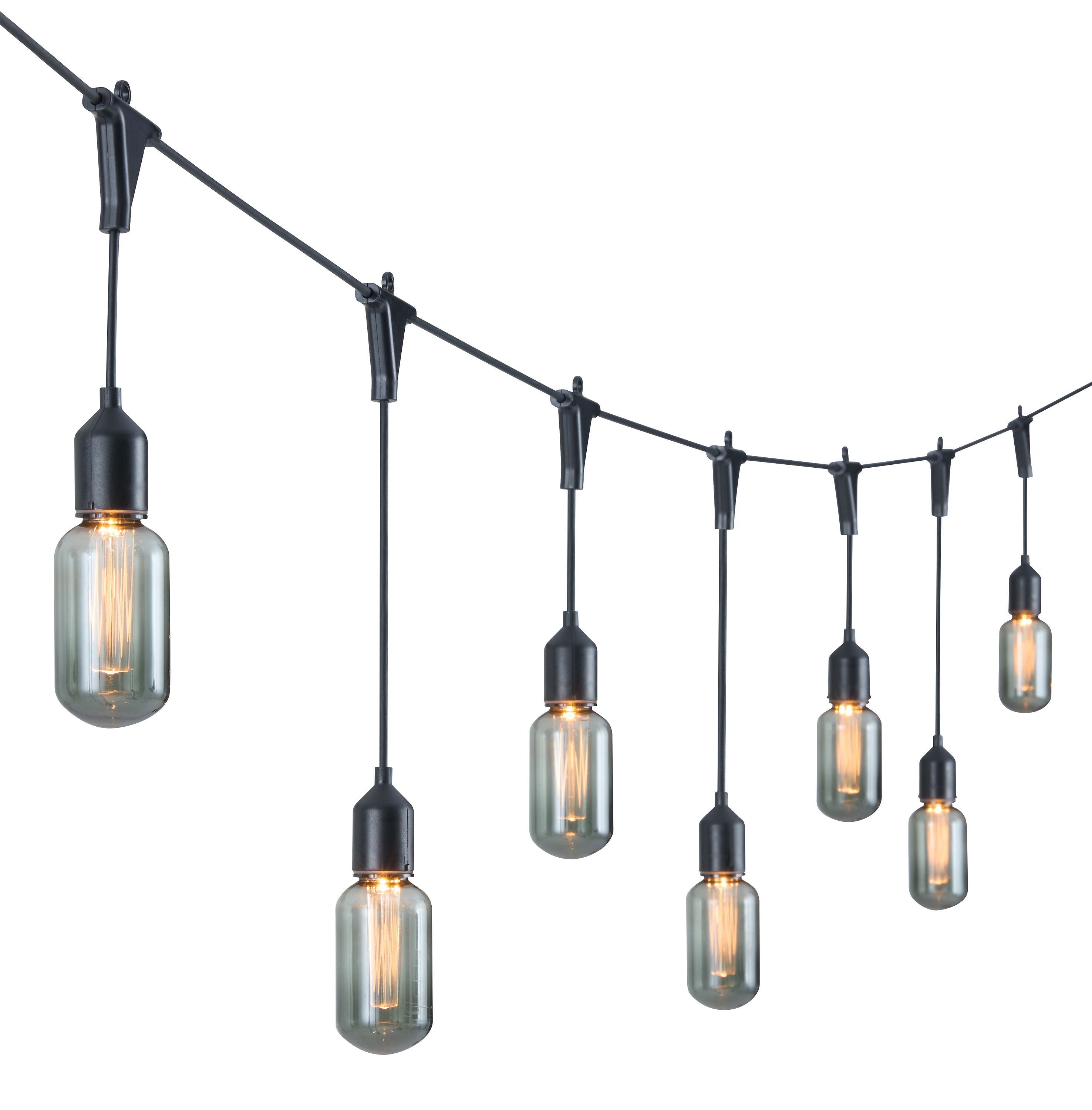 EDISON Solar Lichterkette - Schwarz