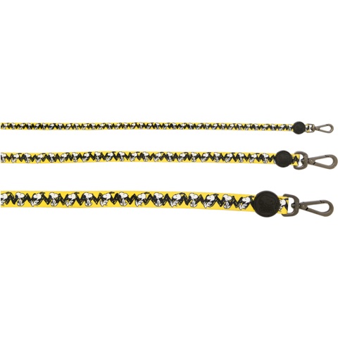 Coleira para cães Zooz Pets Charlie Brown em poliéster amarelo