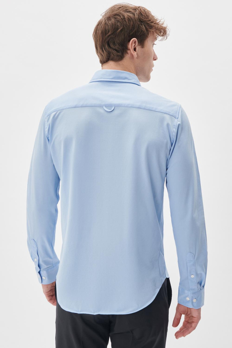 Matinique blauwe heren overhemd