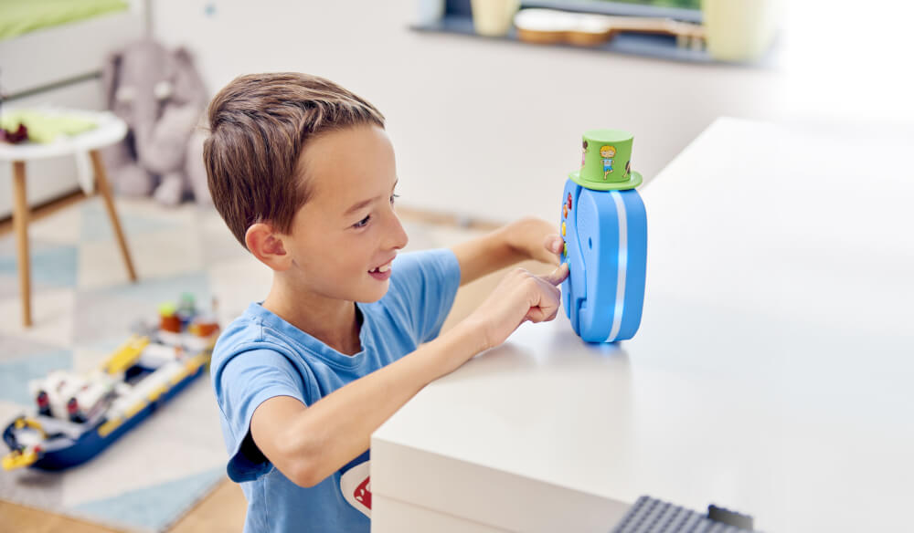 TECHNIFANT Kinder Audioplayer Bluetoothlautsprecher, Nachtlicht