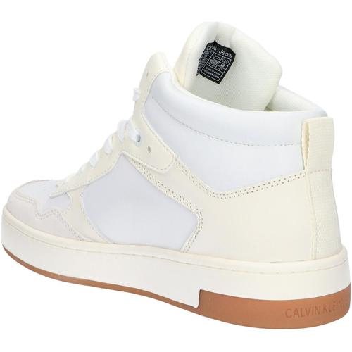 Calvin Klein Jeans - YW0YW00877 CUPSOLE MID LTH MONO Blanco