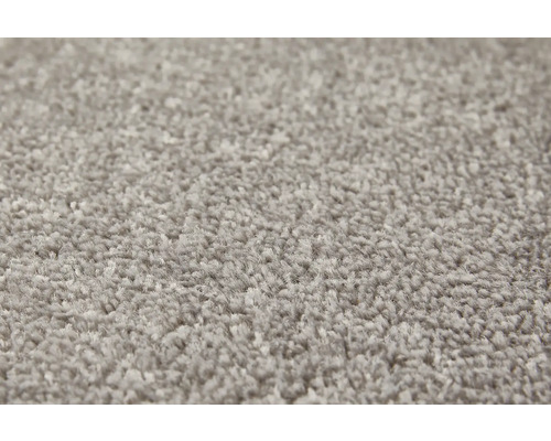 Velours tapijt Ines grijs 400 cm breed (per meter verkocht)