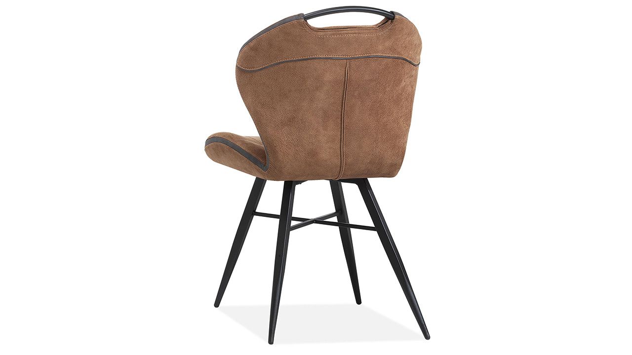 Eetstoel Cognac Daphna B55 x D63 x H86 cm