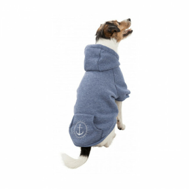 Manteau Flensburg sweat à capuche Bleu pour chien