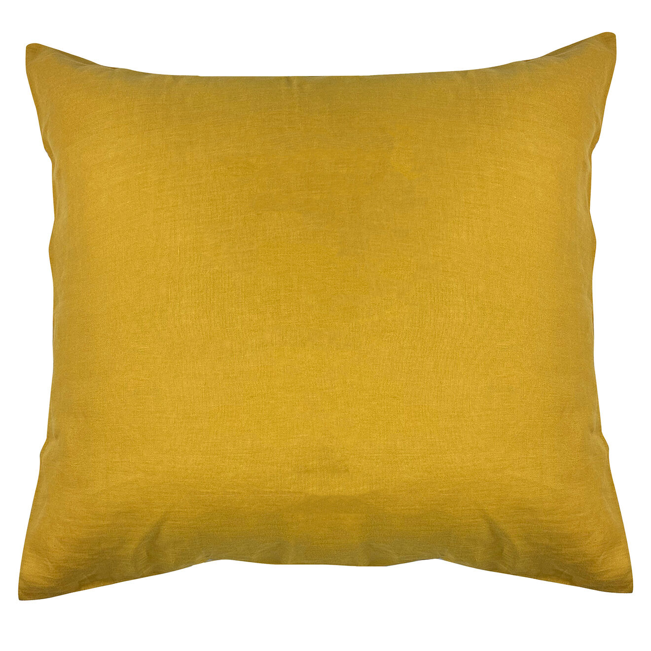 United by Perle de coton Parure housse de couette 100% Lin lavé safran