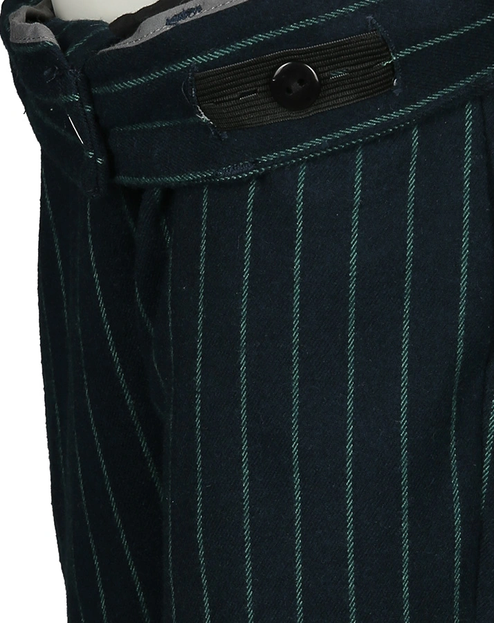 Stoff-Hose SINCE 2K17 Slim Fit in navy/grün