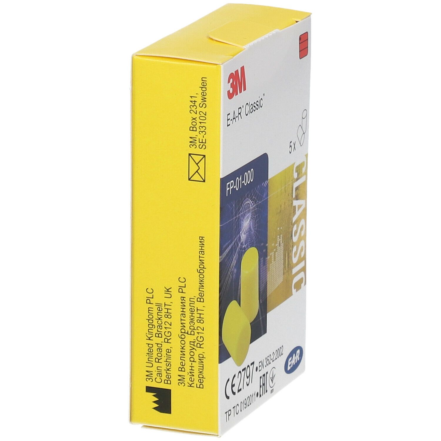 3M™ E-A-R™ Classic™ vorzuformende Gehörschutzstöpsel
