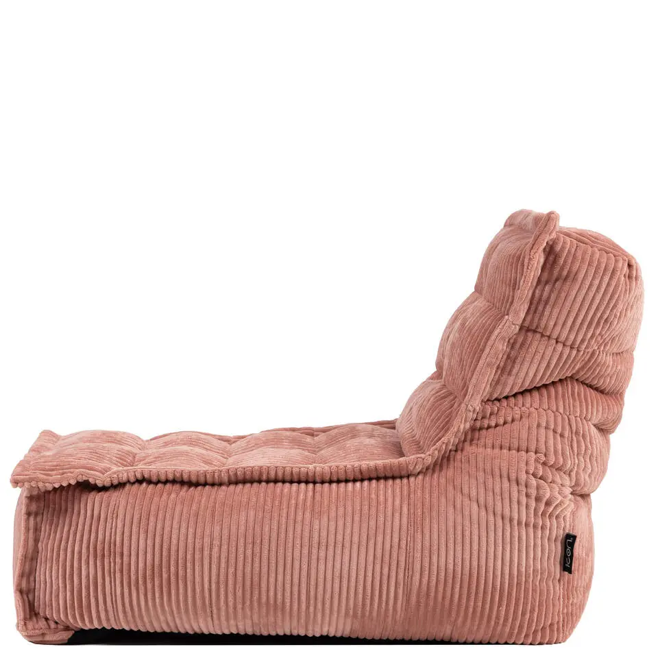 icon - Dolce Kinderzitzak Stoel - Ribfluweel Fauteuil - Oud roze