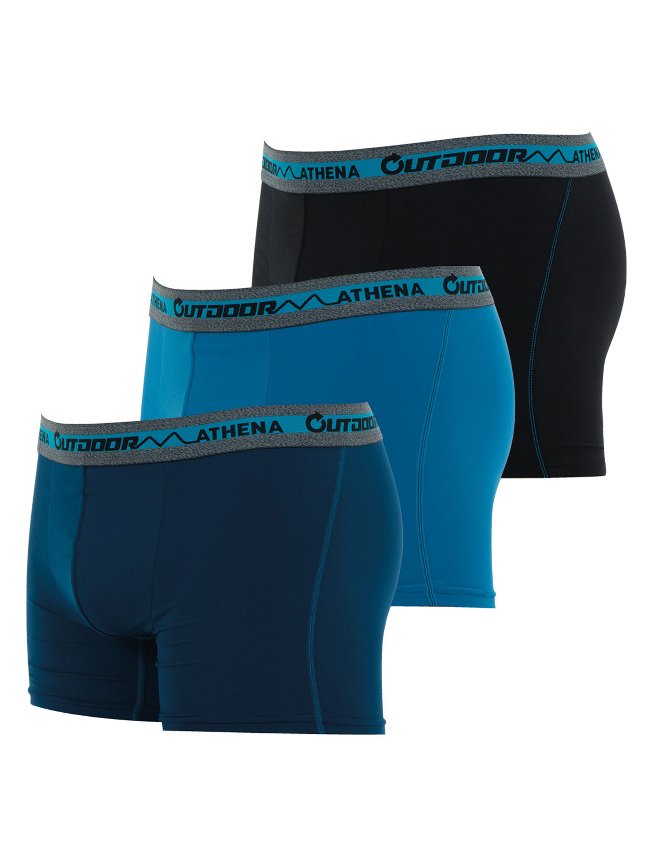 Lot de 3 boxers recyclé homme Outdoor