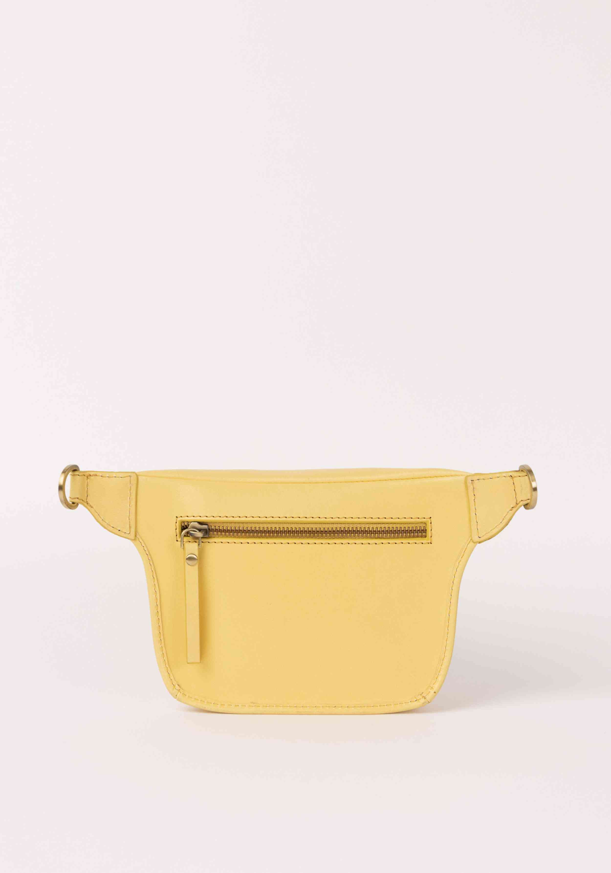 O My Bag Hip Bag Beck's Bum Bag Butter Yellow Classic Leather