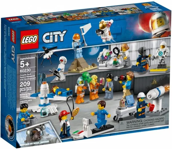 LEGO City 60230 Figursæt – rumforskning og -udvikling