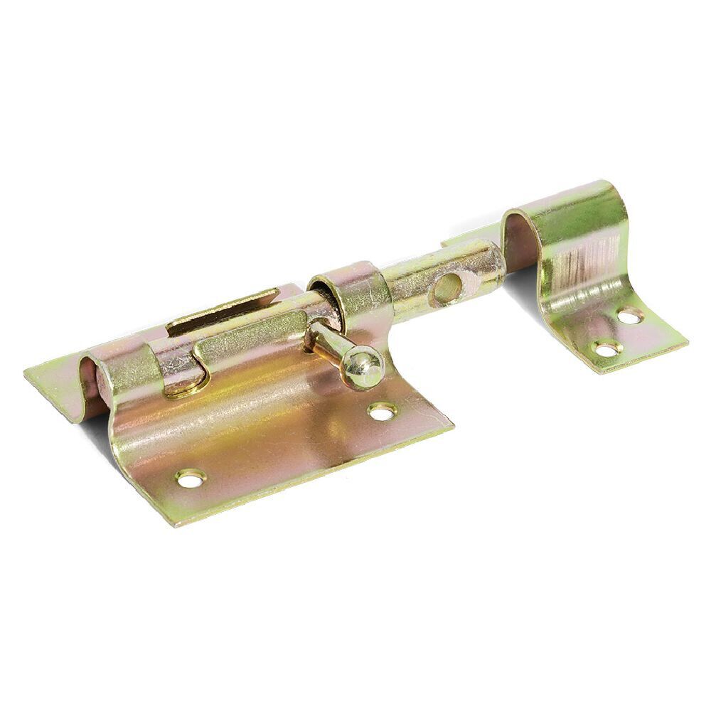 Verrou de box avec porte cadenas - 65x70 mm