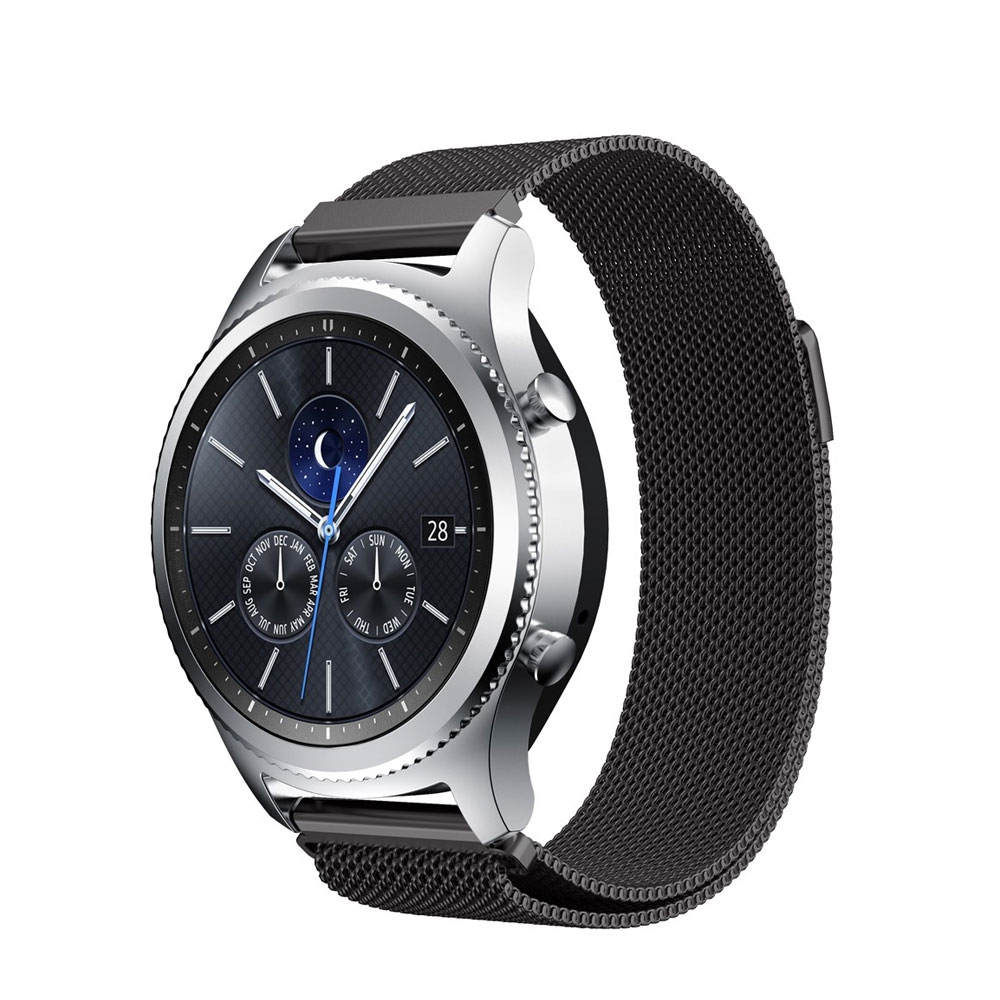 Samsung Galaxy Watch 3 (45mm) Edelstahl Armband Milanaise - Schwarz