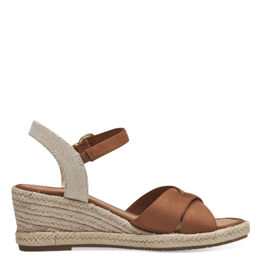 Tamaris Højhælede Wedge Sandaler, Cognac, 36