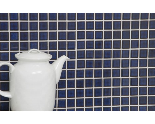 Keramisch mozaïek M 451 30,2x33 cm blauw