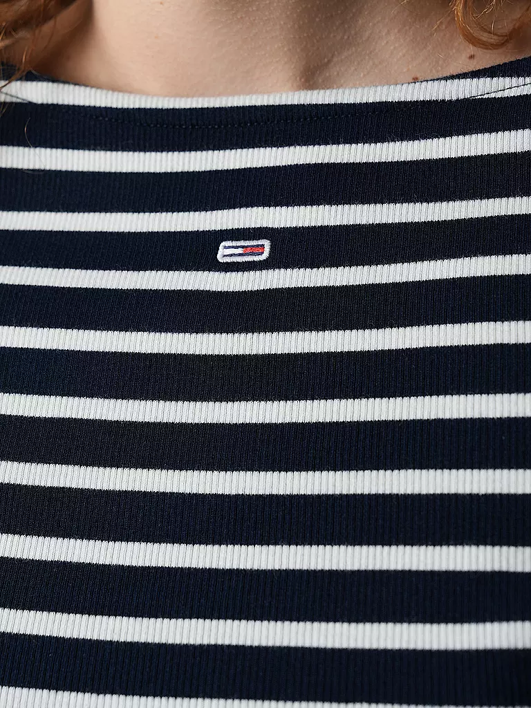 TOMMY JEANS Langarmshirt schwarz