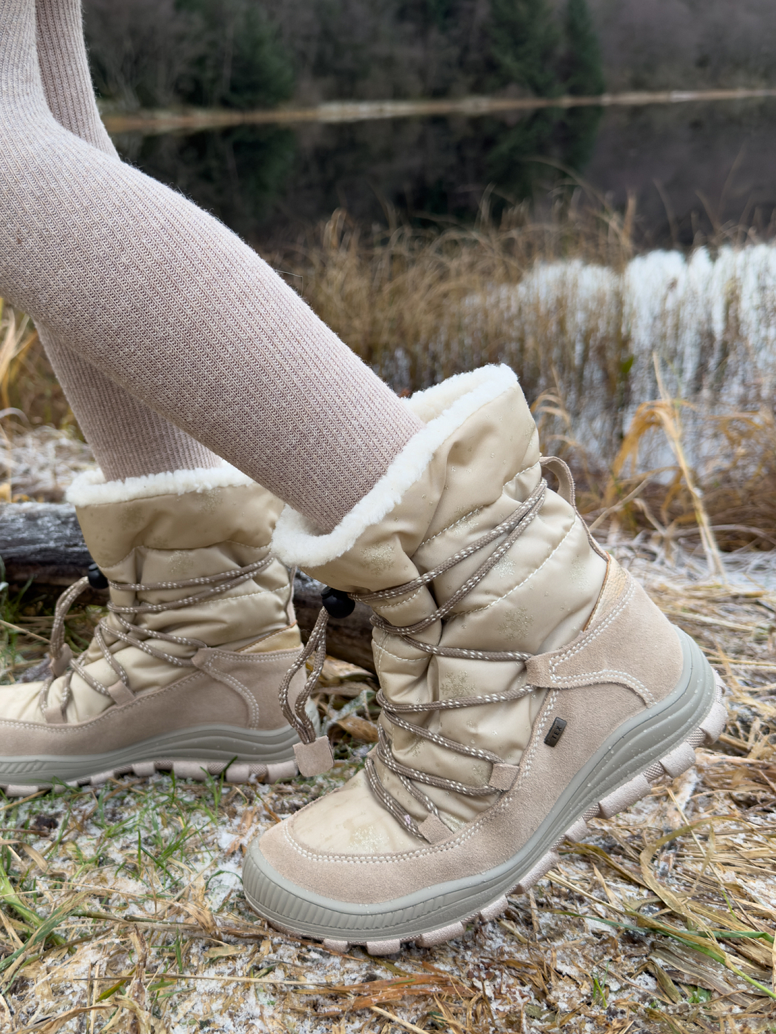 Imac Mira Snow Boot Kids Beige
