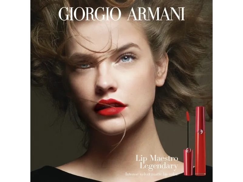 Giorgio Armani Giorgio Armani, Lip Maestro, Lip Stain, Flydende læbestift, 302, Orange, 6,5 ml Til kvinder