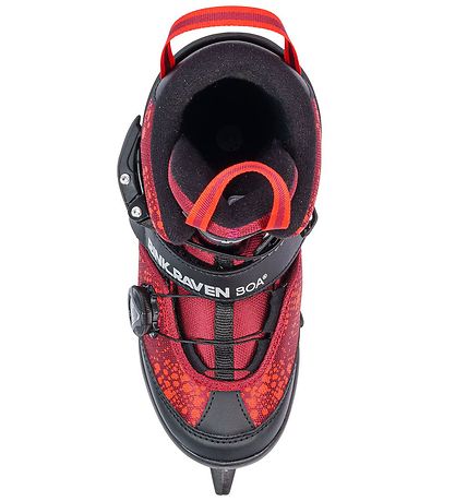 K2 Schlittschuhe - Eisbahn Raven Ice Boa - Schwarz/Rot