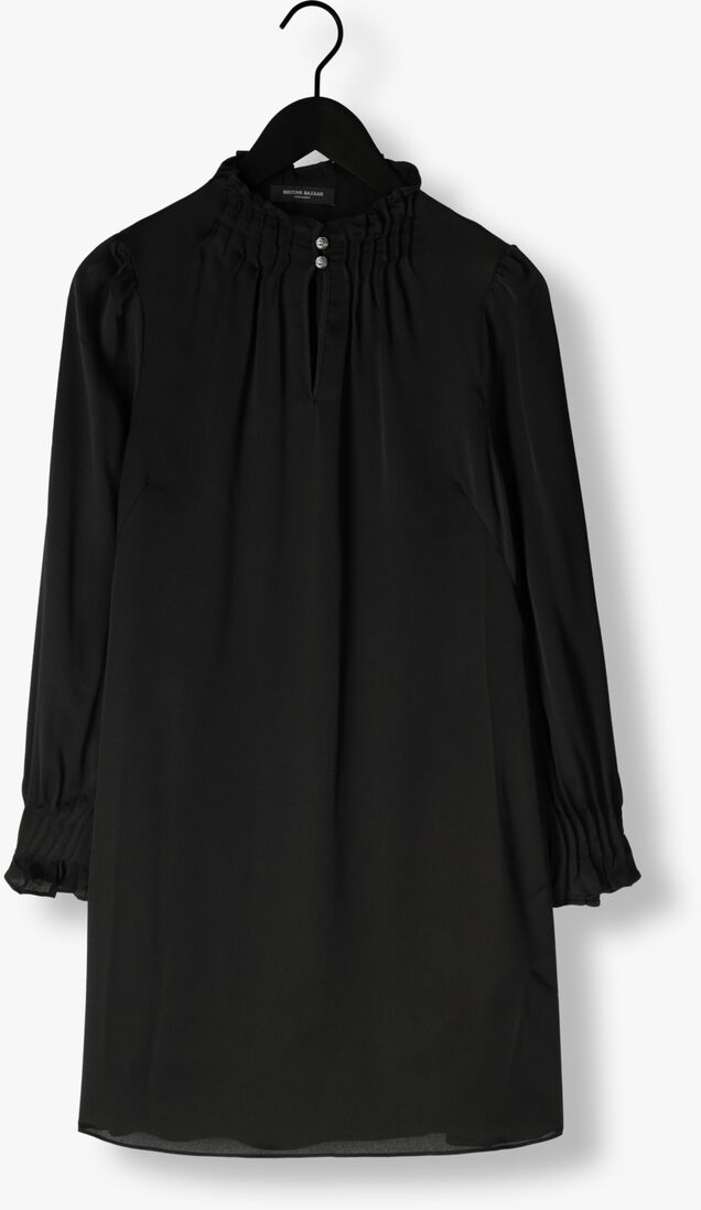 zwarte bruuns bazaar mini jurk bbtarese dress