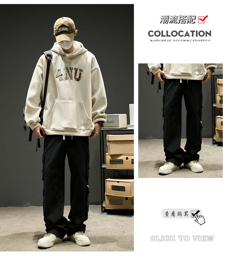 Redsinc - Hoodie met geborduurde letters