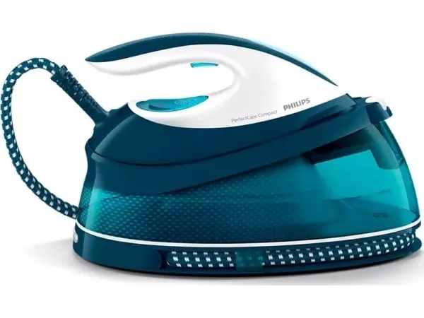 Philips PerfectCare Compact GC7844 - Dampstrygejern med automatisk afbrydelse - såleplade: SteamGlide - 2400 W