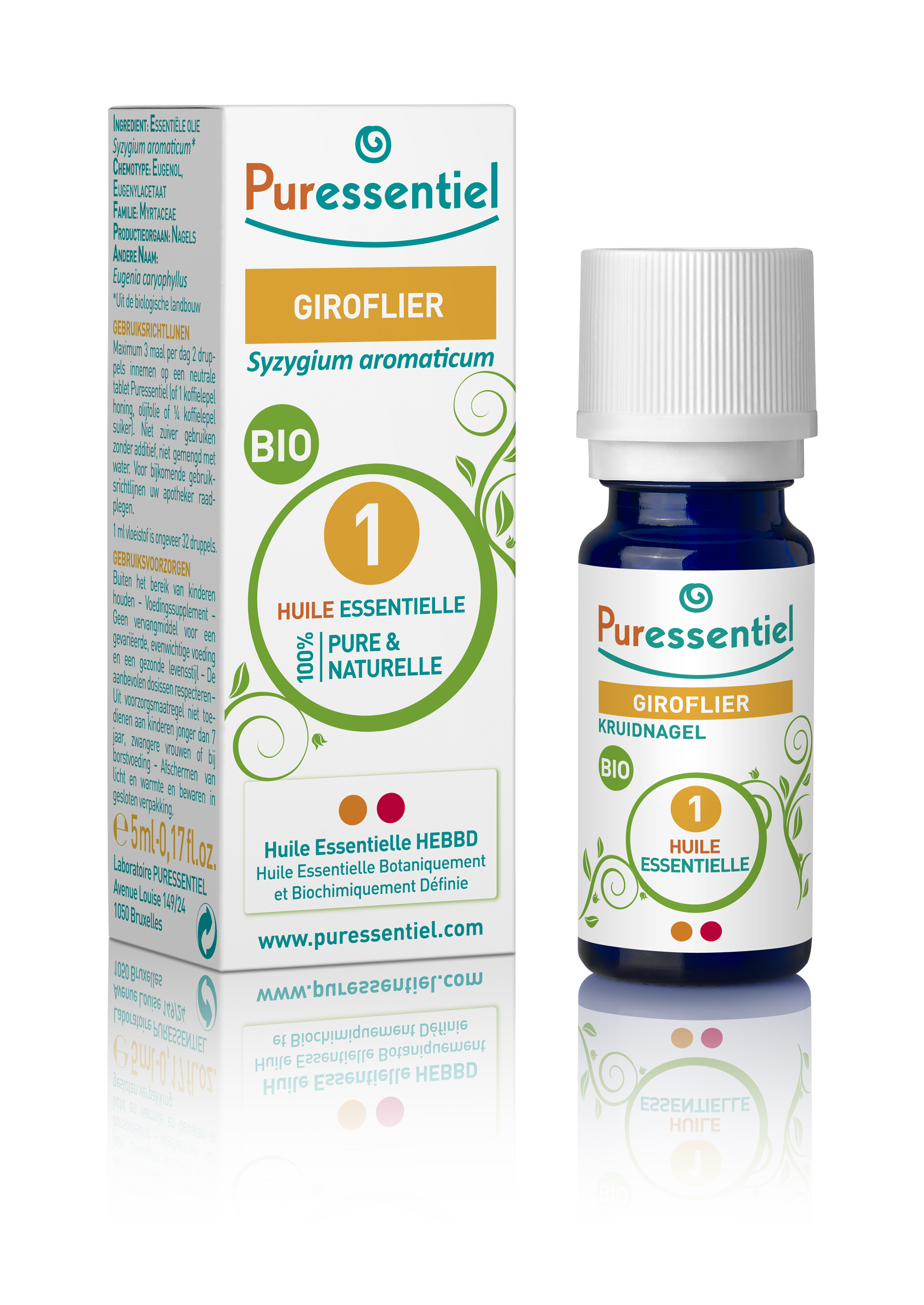 Puressentiel Nelken<br>5 ml, Ätherisches Öl, Bio