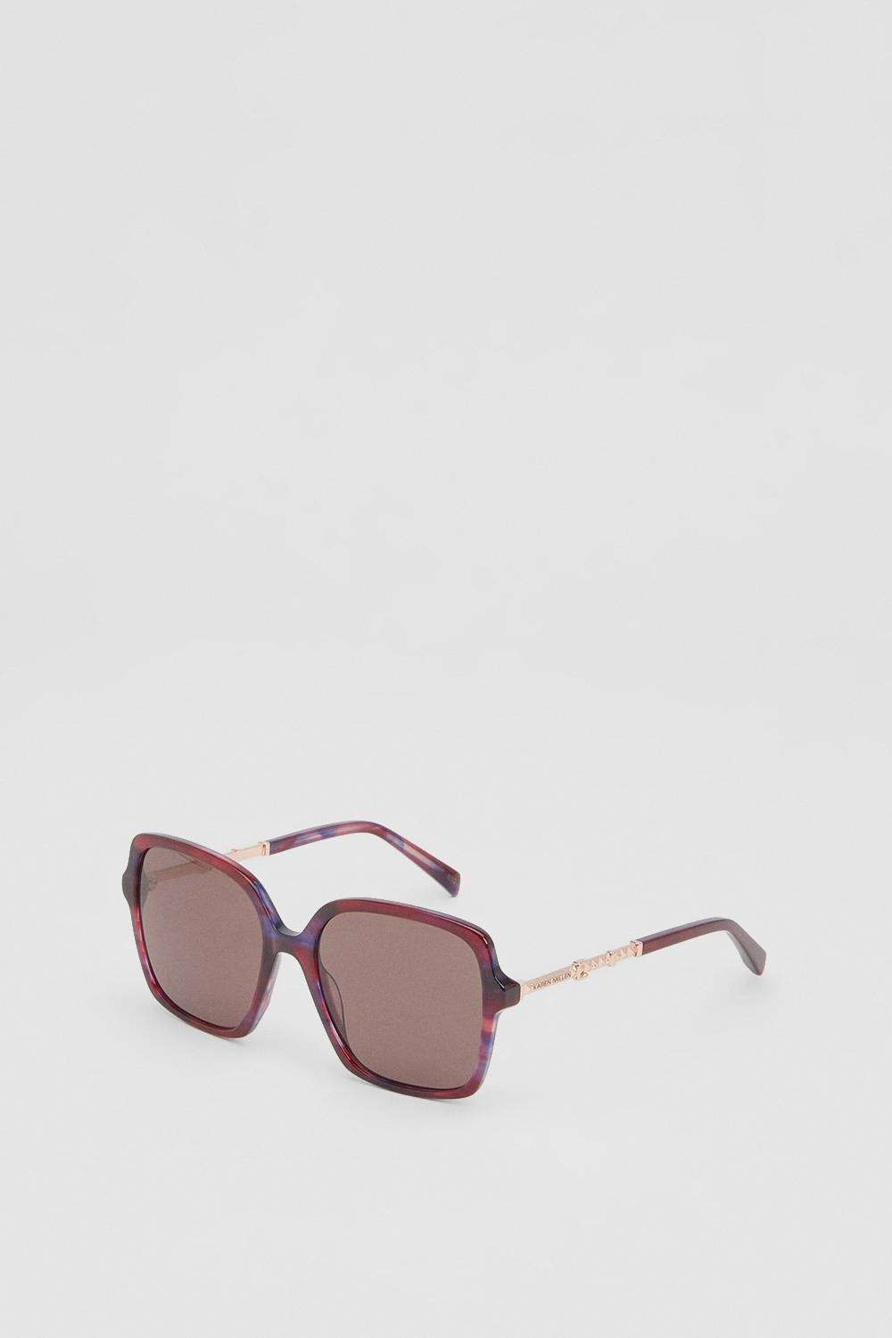 KarenMillen Lunettes De Soleil Arrondies Écaille De Tortue