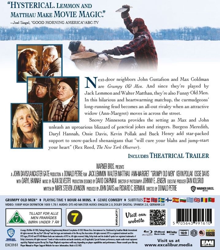 Grumpy Old Men / Gnavne Gamle Mænd - Blu-Ray
