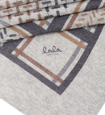 Lala Berlin Schal - 162x85 - Dreieckspuzzle - Flanell Sage
