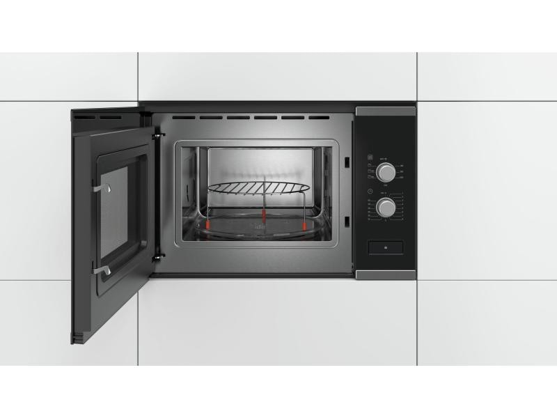 Bosch Einbaumikrowelle BEL550MS0 Schwarz/Silber 900 W Mikrowelle