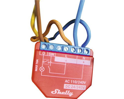 Shelly Plus 1PM verbeterde 1-kanaals wifi-switch - Compatibel met SMART HOME van hornbach