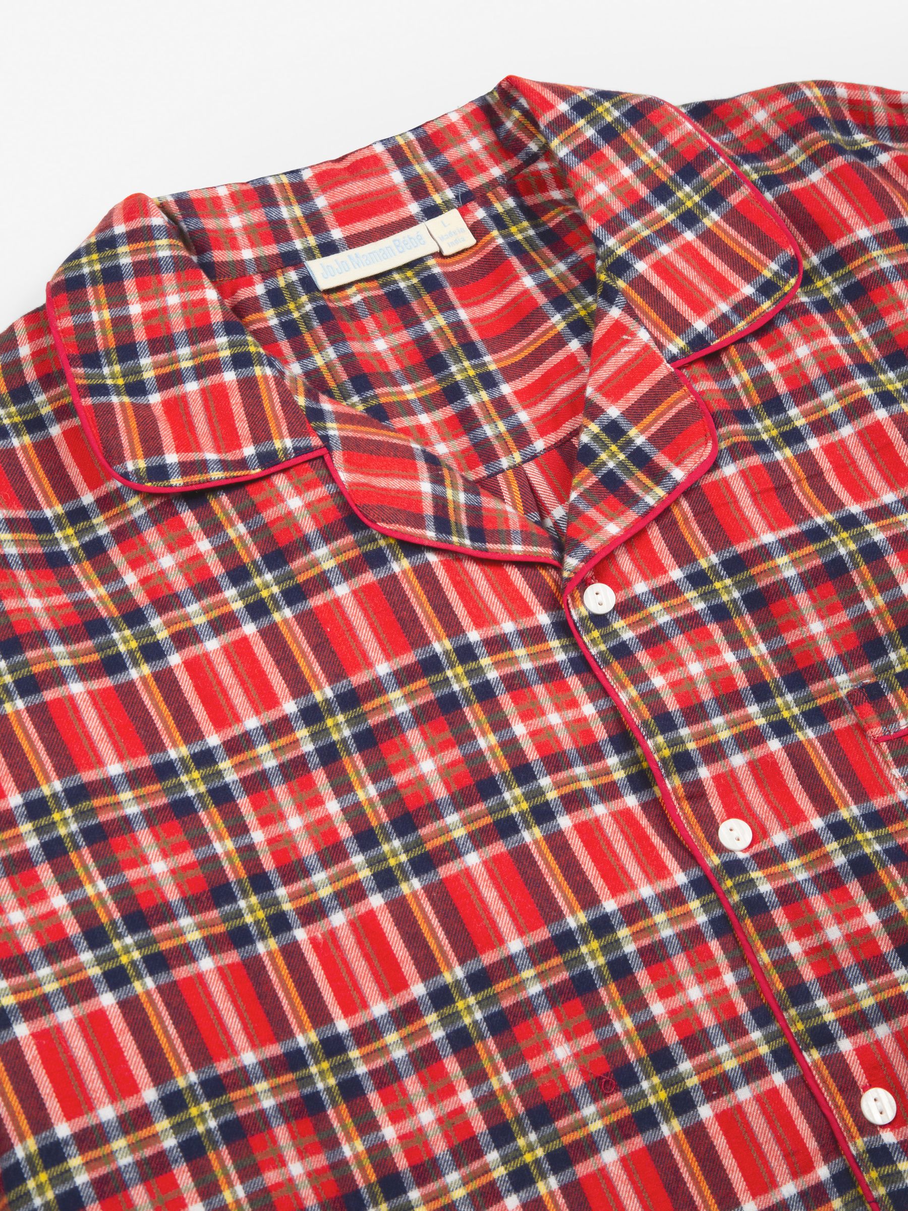 JoJo Maman Bébé - Pyjamaset met tartanruit voor heren
