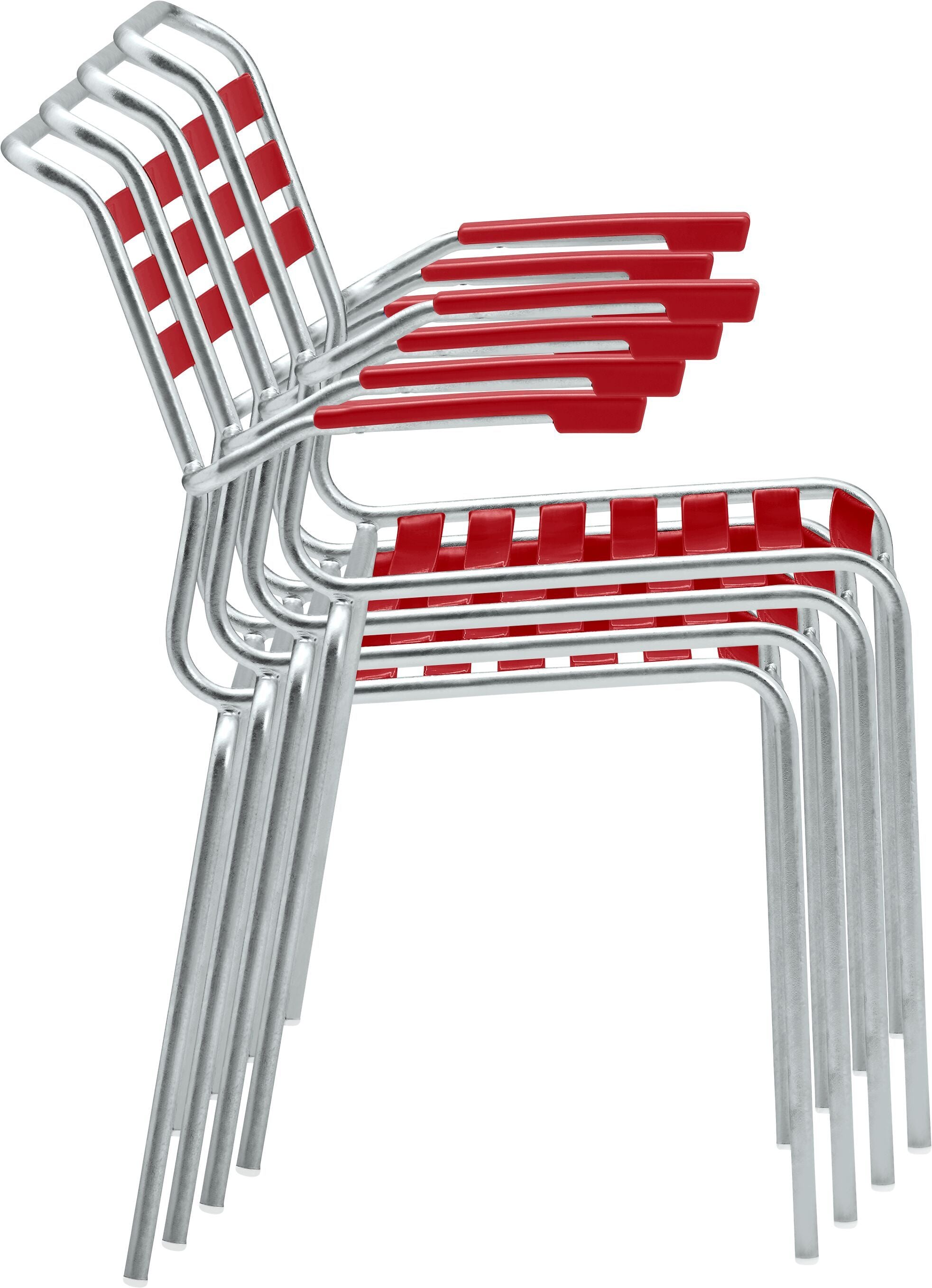 Schaffner SÄNTIS Stuhl - Rot / B: 62.0 cm x T: 60.0 cm x H: 85.0 cm