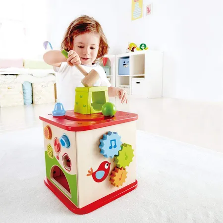 Hape Pepe & Freunde Blockpuzzle, Motorikwürfel