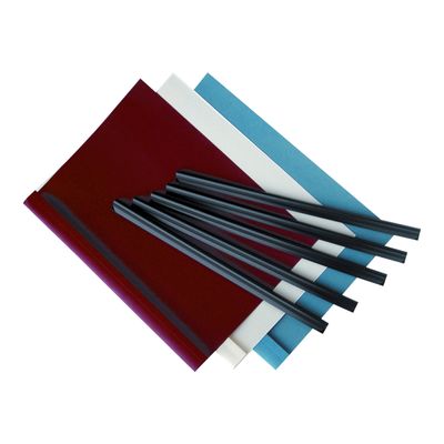 Fellowes - 50 Baguettes à relier - 12 mm - jusqu'à 120 feuilles - noir