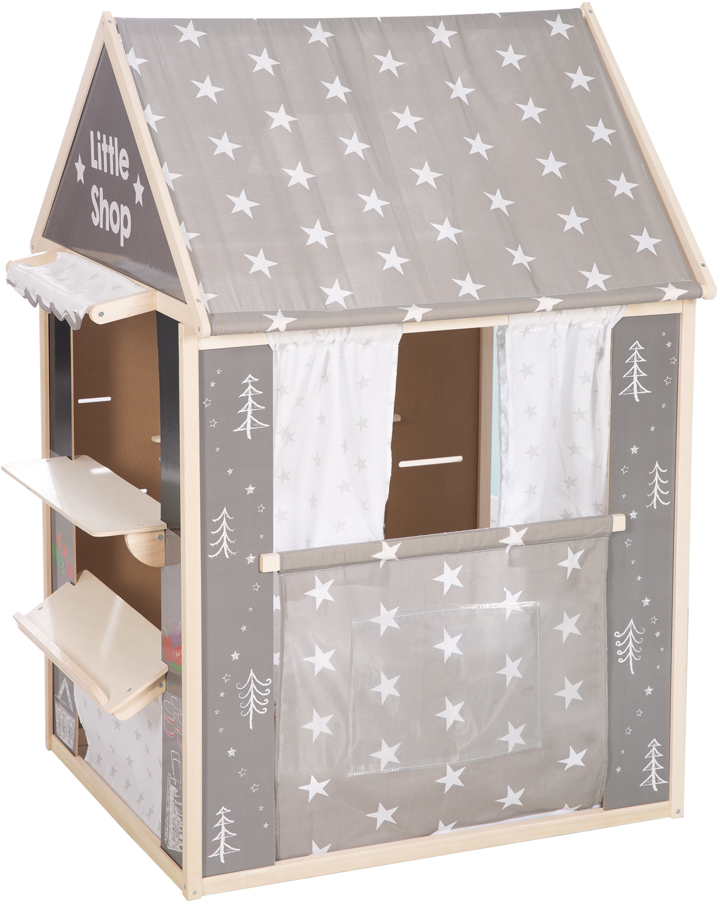 roba® Spielhaus »Little Stars« mit vier verschiedenen Spielseiten
