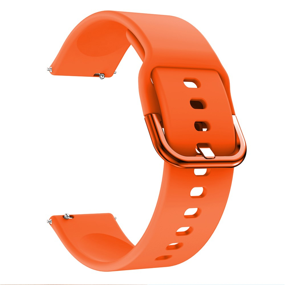 Samsung Galaxy Watch 4 (40mm) Silikon Sport Armband mit Dornschliesse (Gelenkumfang: 160-210mm) - Orange