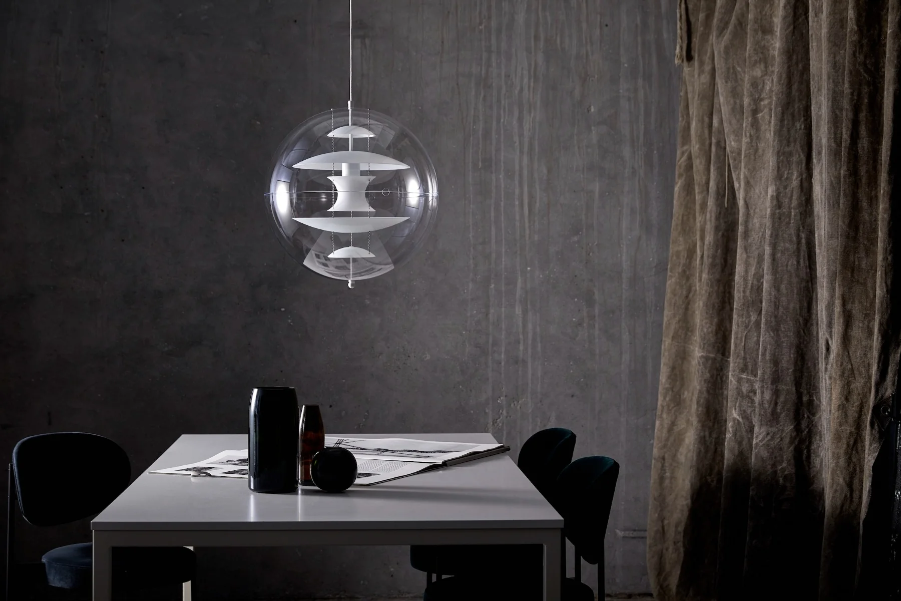 Verpan  Vp globe lampe, transparant - Ø:40 cm.