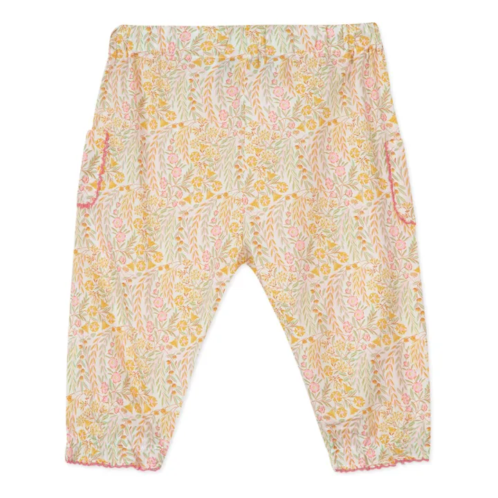 Tartine et Chocolat Pantalon Fleuri | Jaune