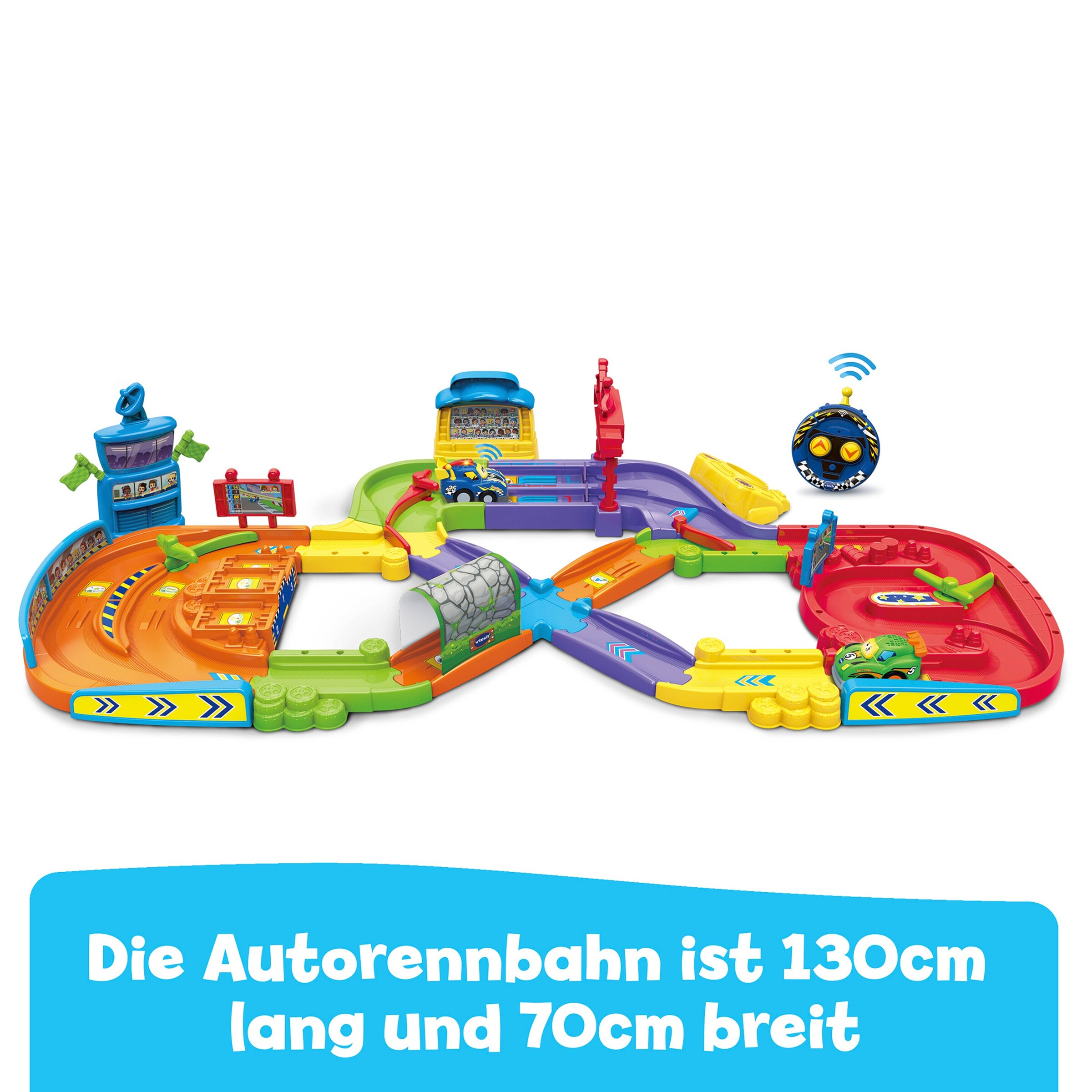 Vtech - TUT TUT BABY FLITZER RC Autorennbahn
