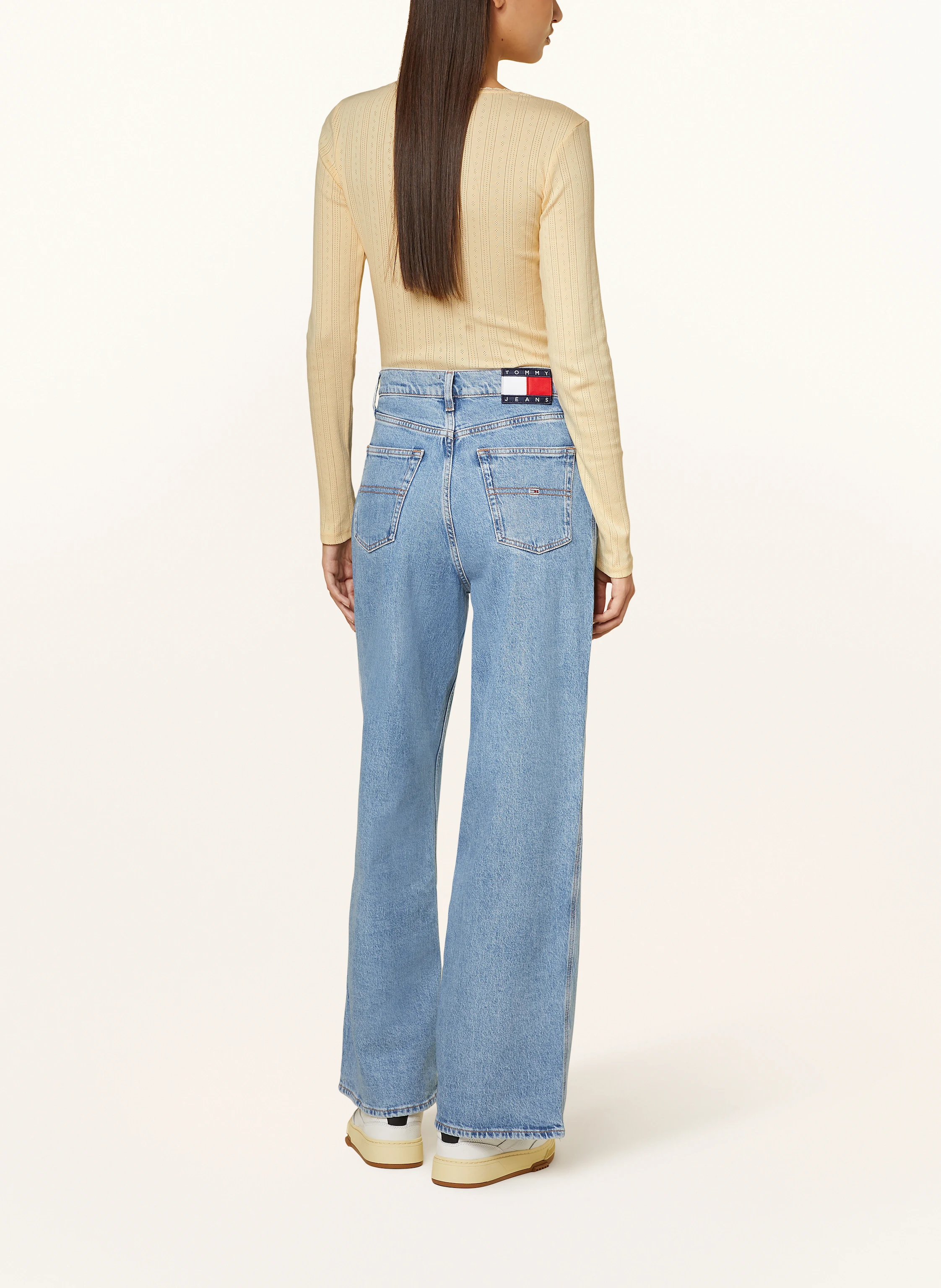 TOMMY JEANS Longsleeve mit Spitze