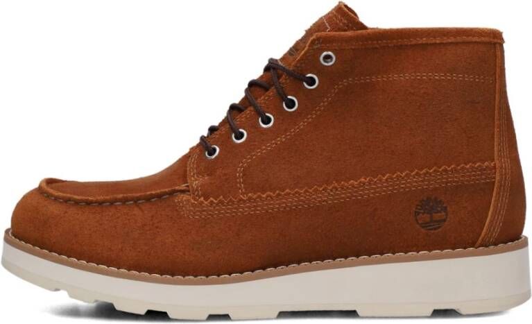 TIMBERLAND Veterboots Heren Britton Mills Mid Lace Up Chukka Maat: 44 Materiaal: Suède Kleur: Cognac