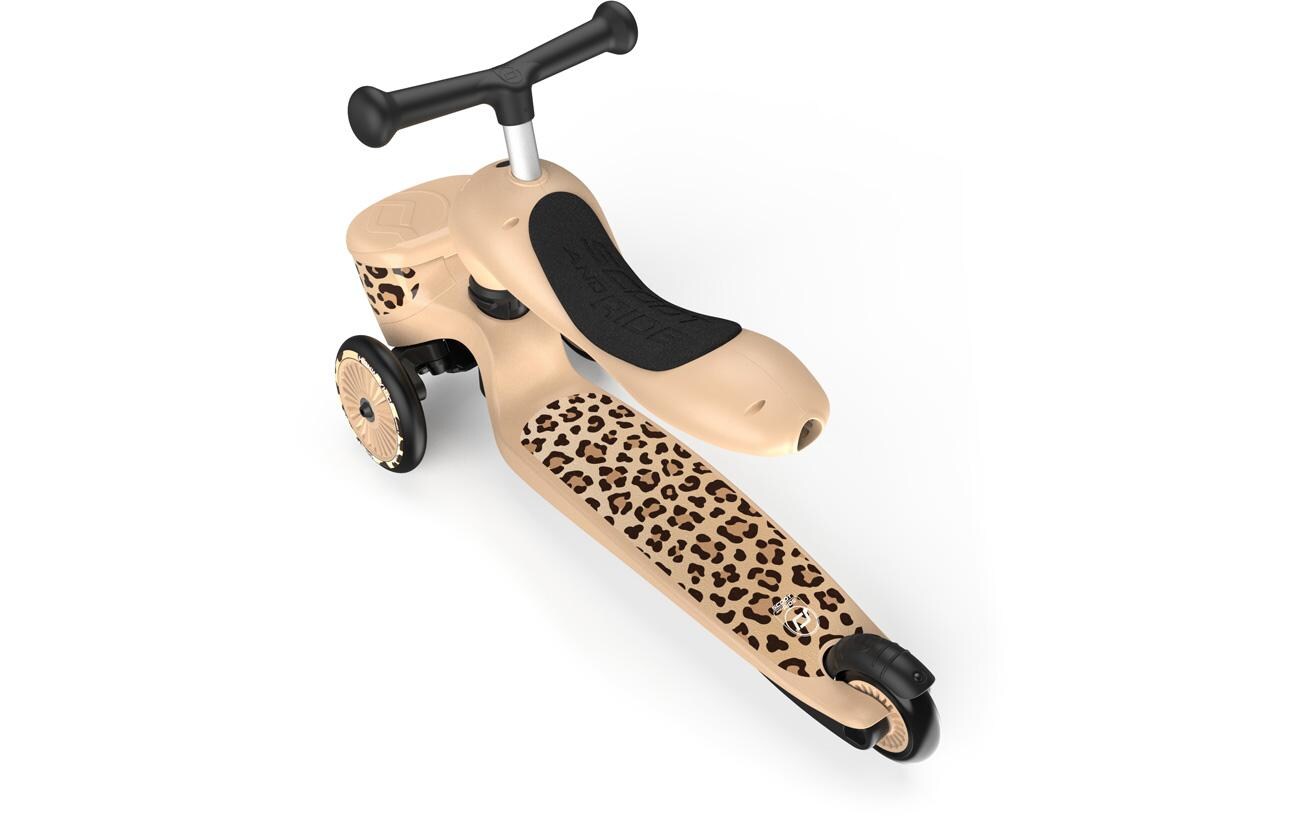 Scooter Leopard Beige<br>Scooter mit Sitz