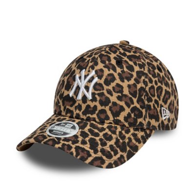 Casquette femme 9Forty Adjustable New York Yankees Leopard NOIR NEW ERA