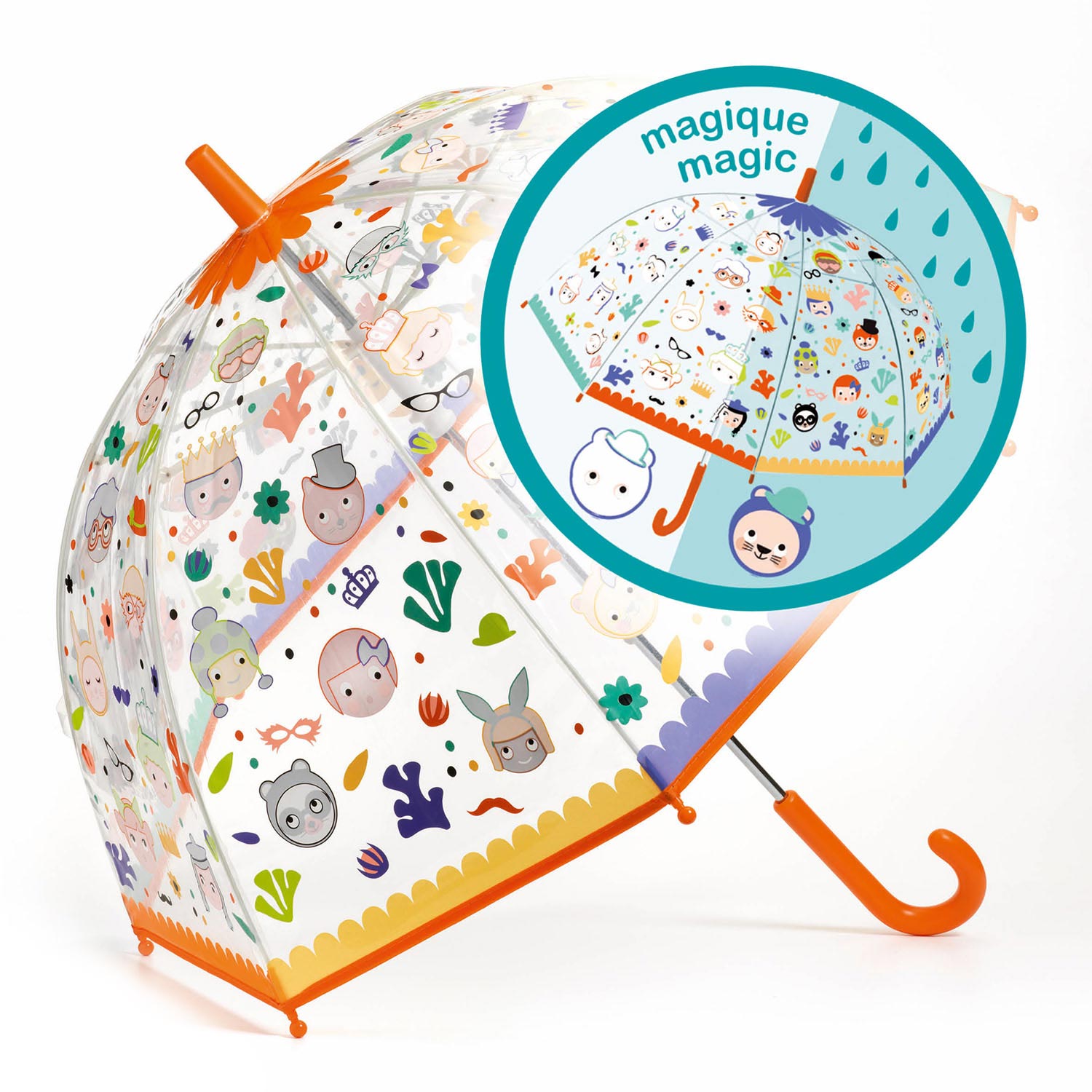 Djeco Kinderparaplu Gezichten