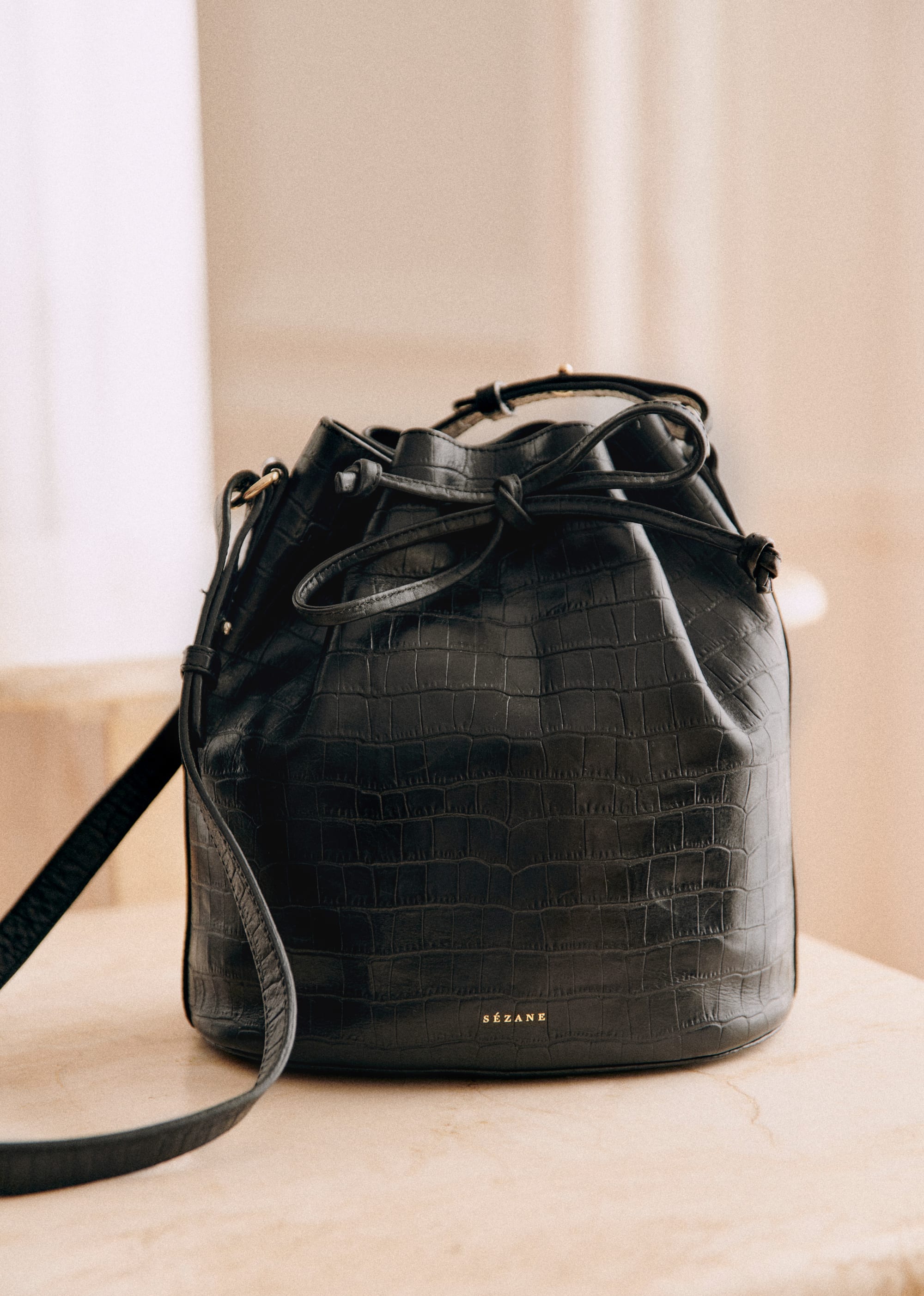 Bourse Farrow - Noir Croco - SACS/NEW SACS Nos Sacs Iconiques 5906329