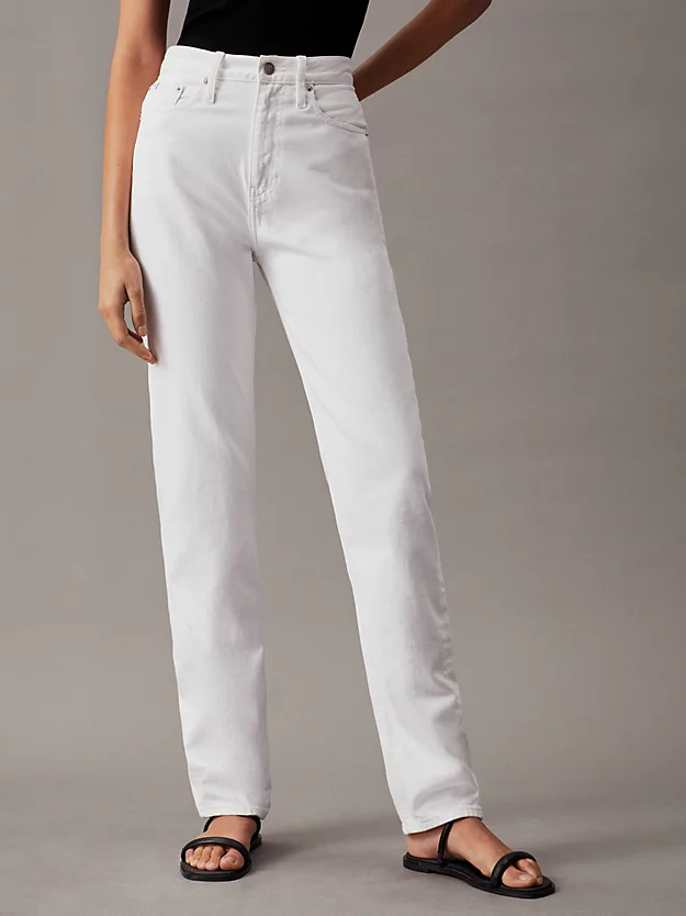 Calça jeans slim reta autêntica